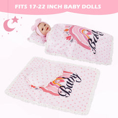 BABESIDE doll blanket provides soft warmth during pretend naps