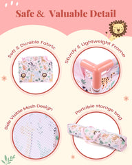 Babeside doll crib dimensions highlight fit for 18-inch dolls