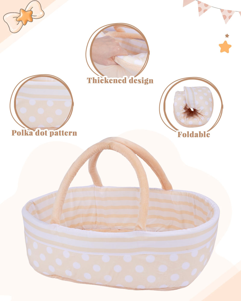 Babeside doll diaper keeps outfits clean during care play