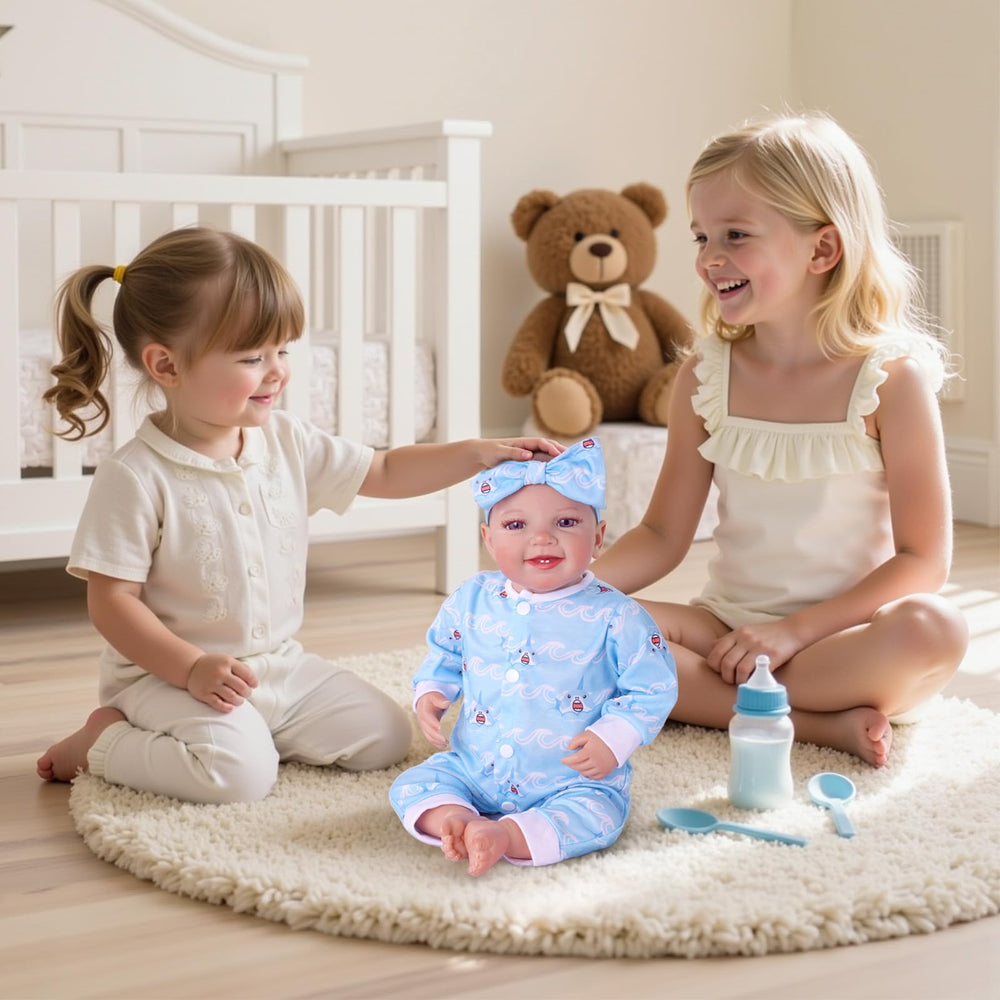 Babeside adjustable headband fits 17-22 inch dolls with comfortable wear.