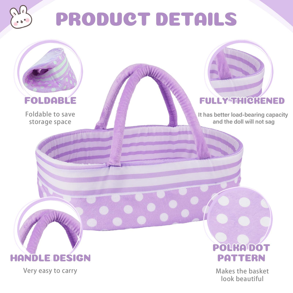 Babeside star-pattern doll onesie, fits lifelike dolls for everyday pretend wear.