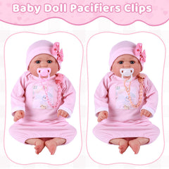 BABESIDE pacifier clip-chain keeps accessories within reach during play
