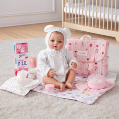 BABESIDE tissue bag with tissue for quick cleanup during play