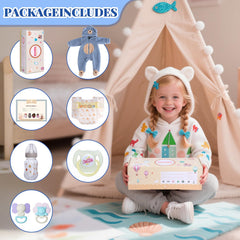 BABESIDE flexible limbs support natural sitting and posing during play.