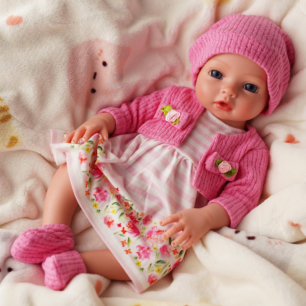 BABESIDE flower accents add charm to doll outfits