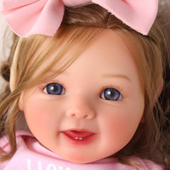 BABESIDE Handcrafted details and blue eyes enhance lifelike look.