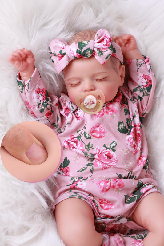 BABESIDE lifelike doll sleeping invites gentle imaginative play