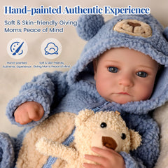 BABESIDE doll with hand-painted face details for realistic, tactile realism.