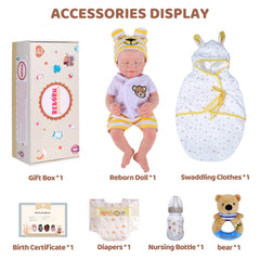 Babeside lifelike reborn baby 16-inch birth certificate included for keepsake