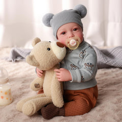 BABESIDE reborn doll 17in supports pretend play and development