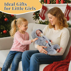 BABESIDE lifelike doll hair detail adds soft realism.