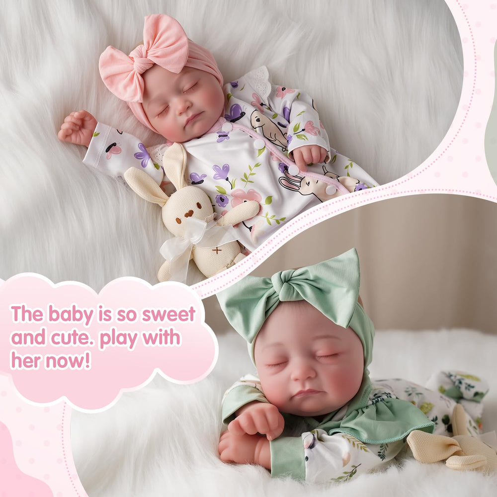 BABESIDE lifelike twins face detail highlights realistic features for storytelling