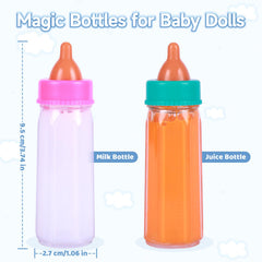BABESIDE magnetic doll pacifier attaches easily during playtime