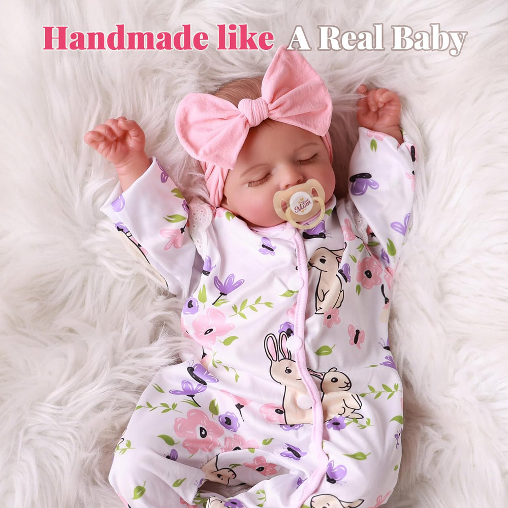 BABESIDE poseable limbs reborn doll 20-inch, easy to pose during imagination sessions.
