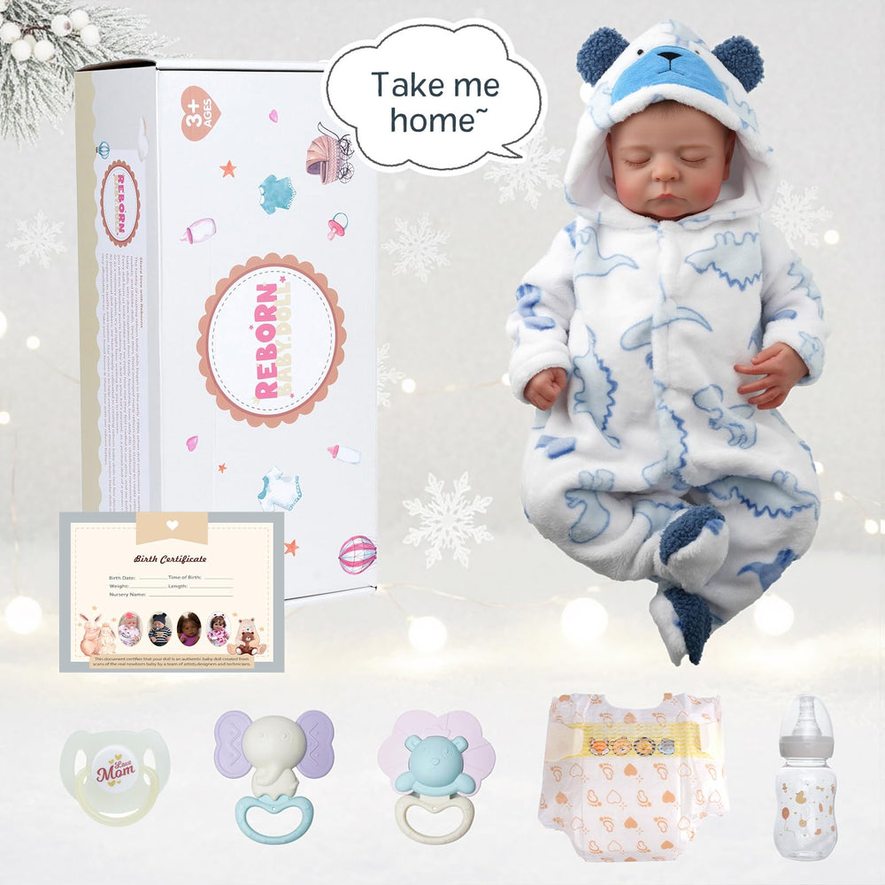 BABESIDE Reborn Boy easy care, wipe clean with damp cloth.