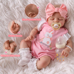 BABESIDE rose-pink outfit and headband inspire cozy dress-up moments.