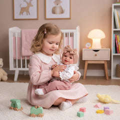 BABESIDE Reborn soft vinyl body provides cuddly texture for soothing hugs