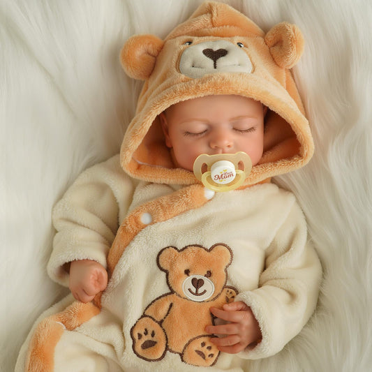 BABESIDE Reborn 20-inch doll with lifelike face and soft vinyl skin for realistic play.