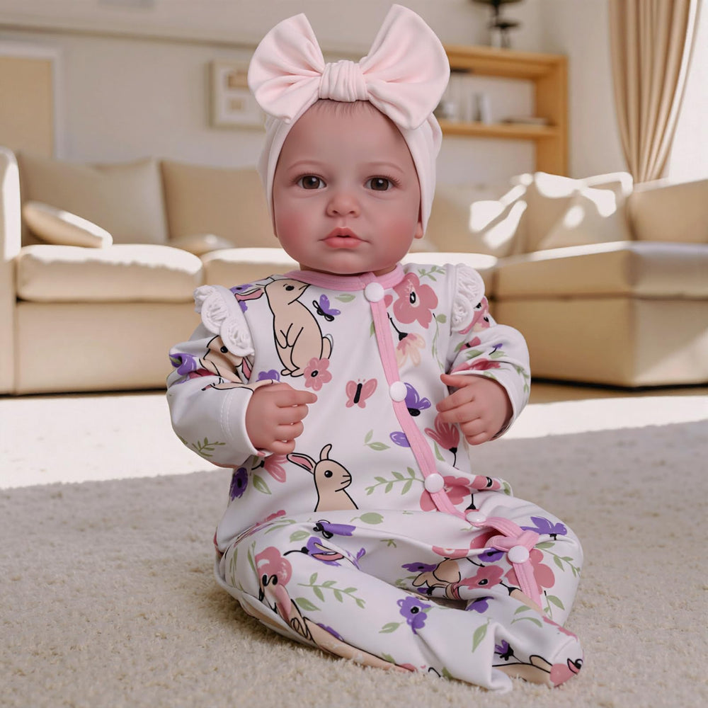BABESIDE Reborn doll cloth body soft texture invites cuddling