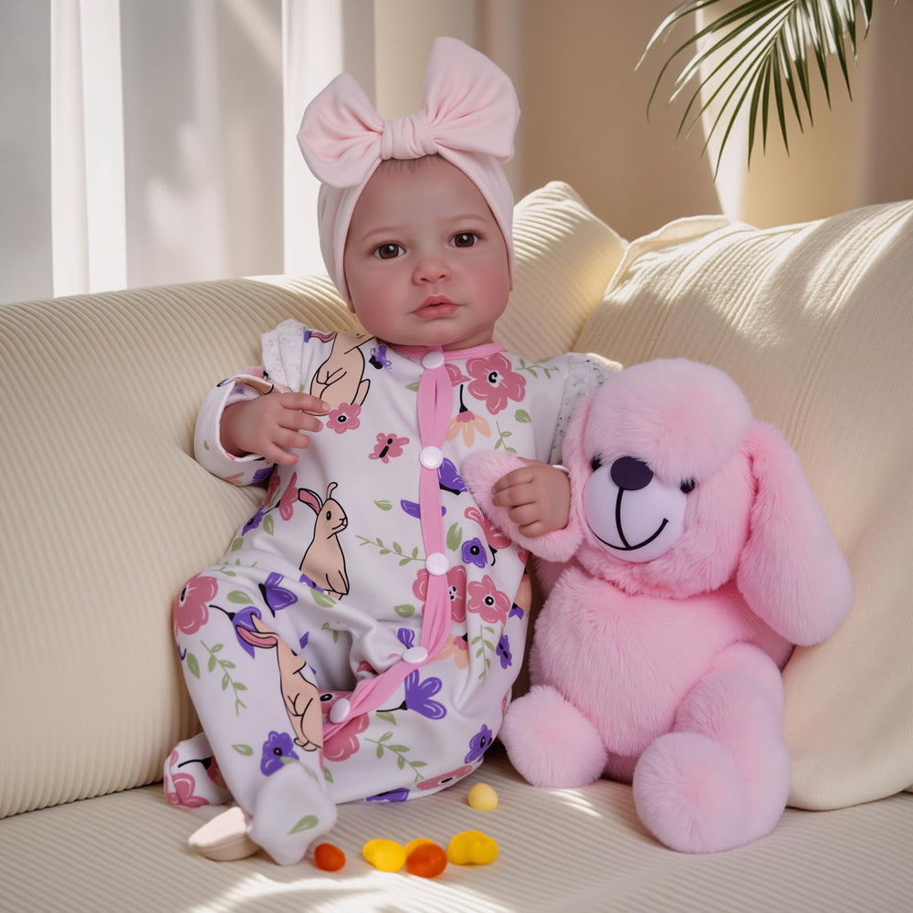 BABESIDE Reborn doll hug-ready body highlights soft vinyl and cloth construction
