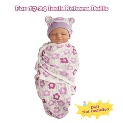BABESIDE two-sets swaddle blankets with soft textures and simple care.