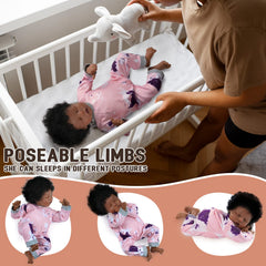 BABESIDE vinyl limbs with hand-painted features for authentic realism.