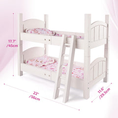 Babeside wooden construction offers lasting durability for everyday doll play.