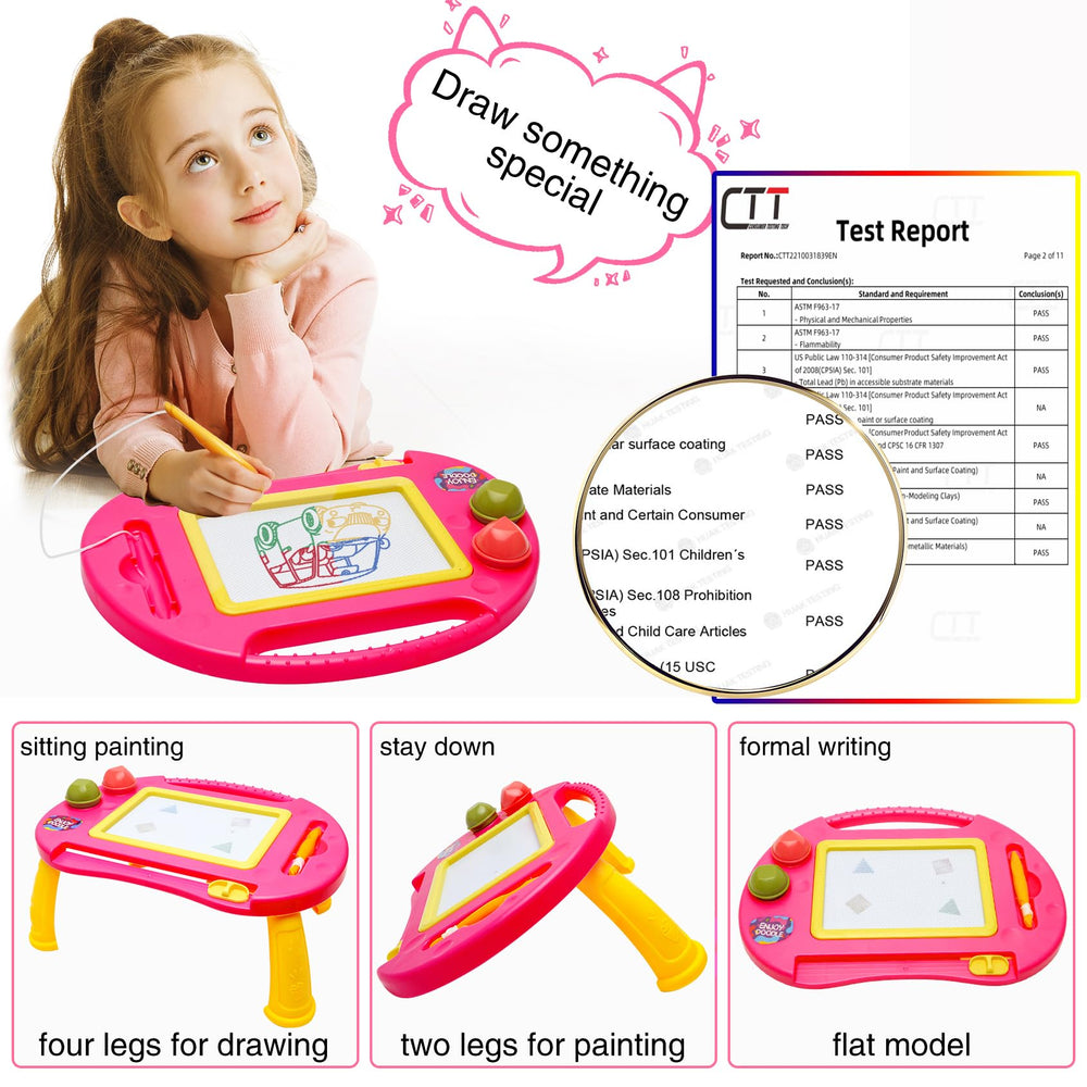 BABLOCVID doodle board stamps included for creative stamping and skill building