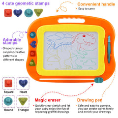 BABLOCVID drawing board color zones highlight four vibrant areas for guided coloring.