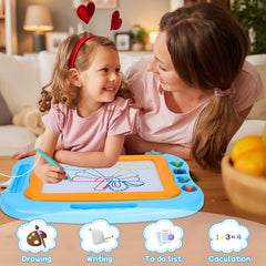 Bablocvid eraser slider clears the board quickly for repeated practice.