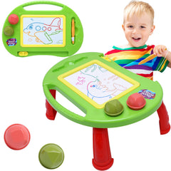 BABLOCVID magnetic drawing board with four color zones for early color learning