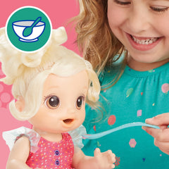 Included feeding spoon with the Baby Alive Magical Mixer doll for mealtime pretend