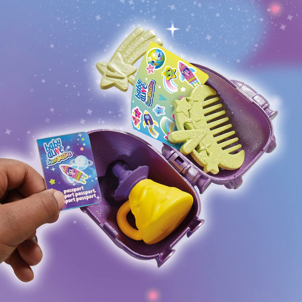 Spacey suitcase stores all accessories for on-the-go Star Besties adventures
