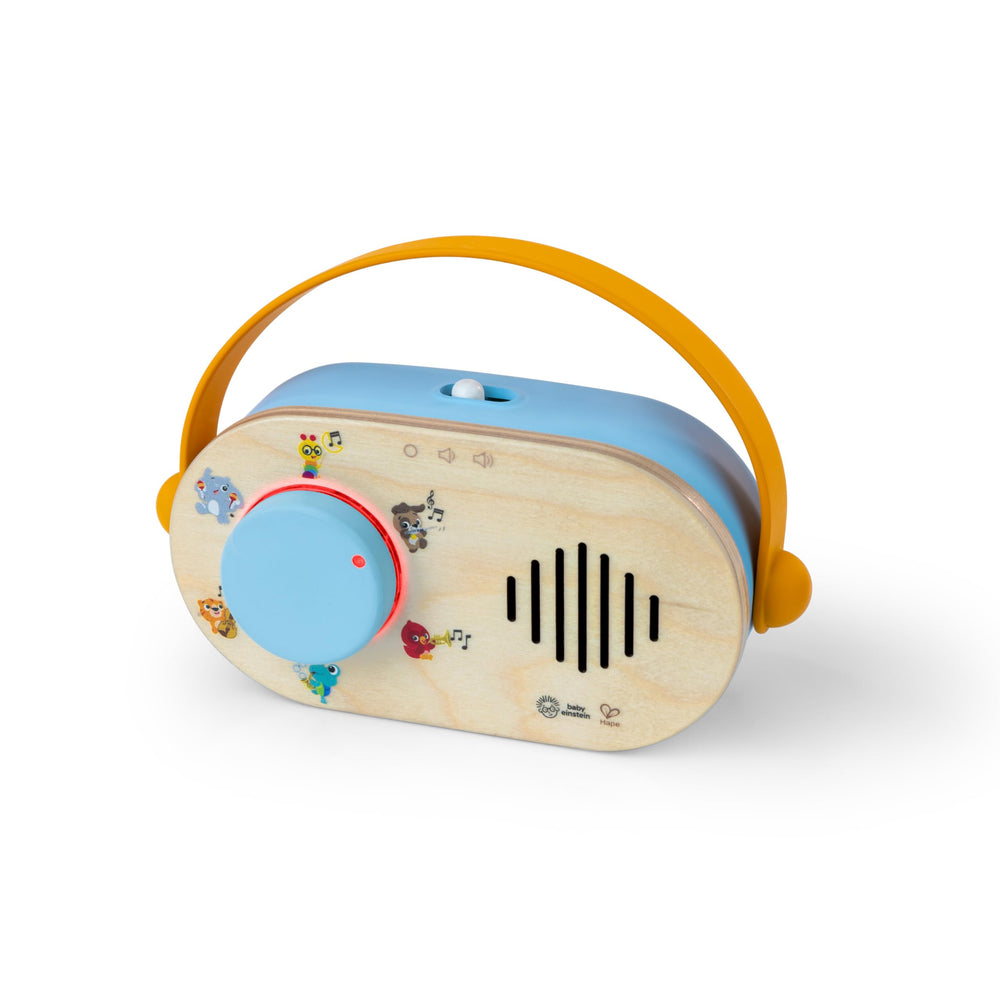 Baby Einstein Discovery Radio: dial and lights ignite visual tracking during play