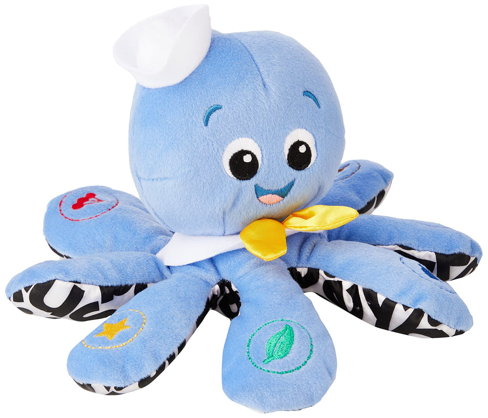 Soft textures on Octoplush encourage early sensory exploration