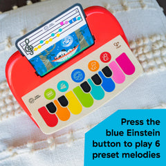 Baby Einstein Cal's First Melodies has a wipe-clean surface for easy cleanup.