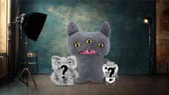 Fuggler Baby Reeko three-point-five-inch companion plush for tiny hands and bedtime stories.