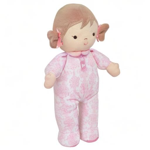 Machine washable Brigitte plush doll for easy cleanup