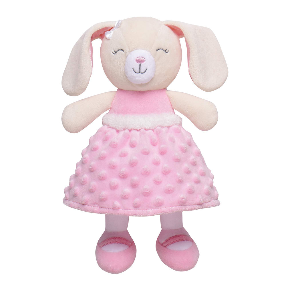Ella the Baby Starters plush bunny with satin-lined skirt for gentle, comforting play.