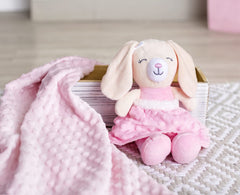 Baby Starters Ella plush bunny shows a soft body perfect for cuddling.