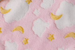 Texture detail of soft plush fabric on Baby Whitney blanket