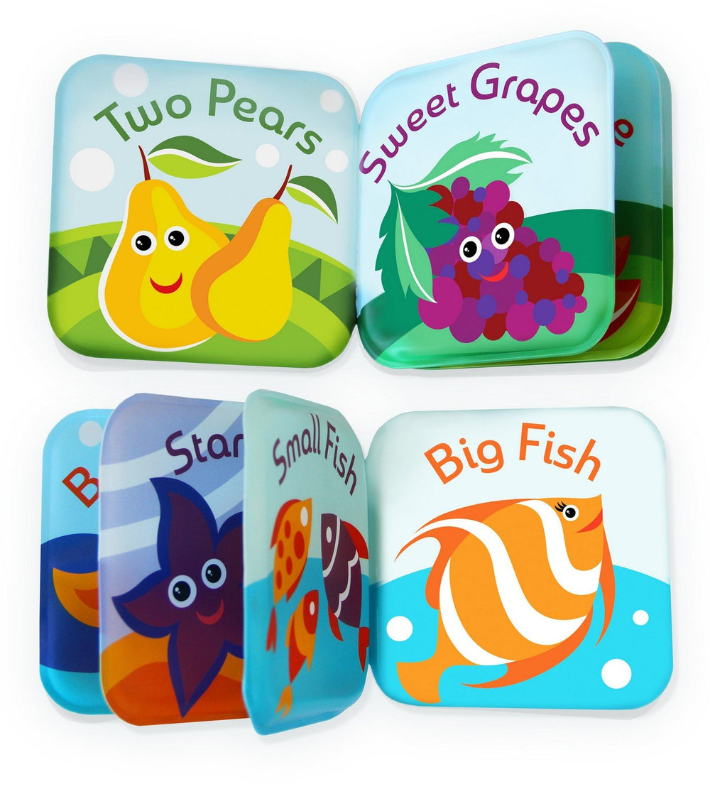 BabyBibi numbers bath book page boosts counting during bath