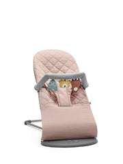 BabyBjörn Bouncer Balance Soft with toy demonstrates simple on-off attachment