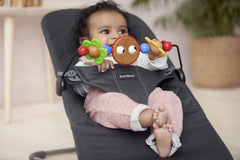 Colorful, durable toy designs help captivate babies through bright colors and engaging shapes.