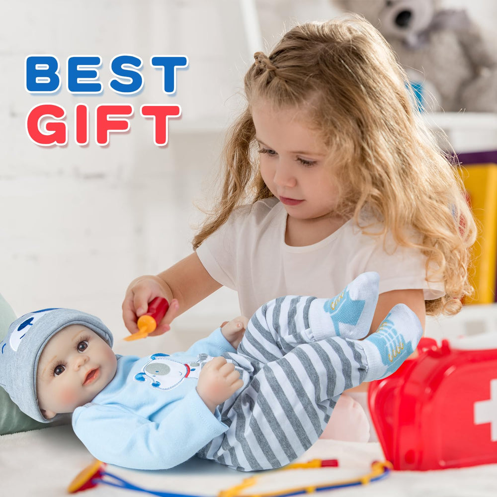 Babyfere blue dog blanket adds warmth and coziness