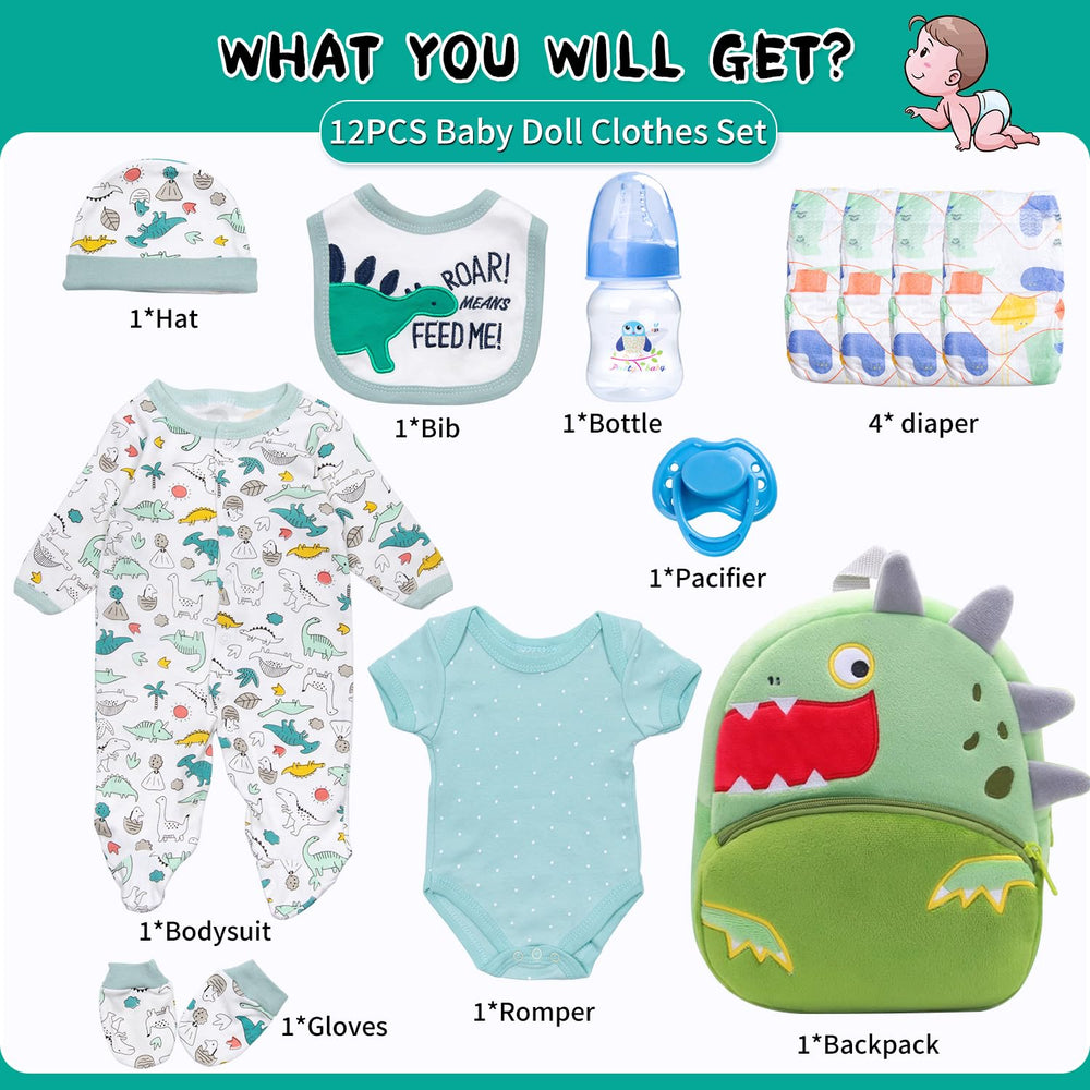 Babyfere doll bottle with easy grip for pretend feeding during playtime