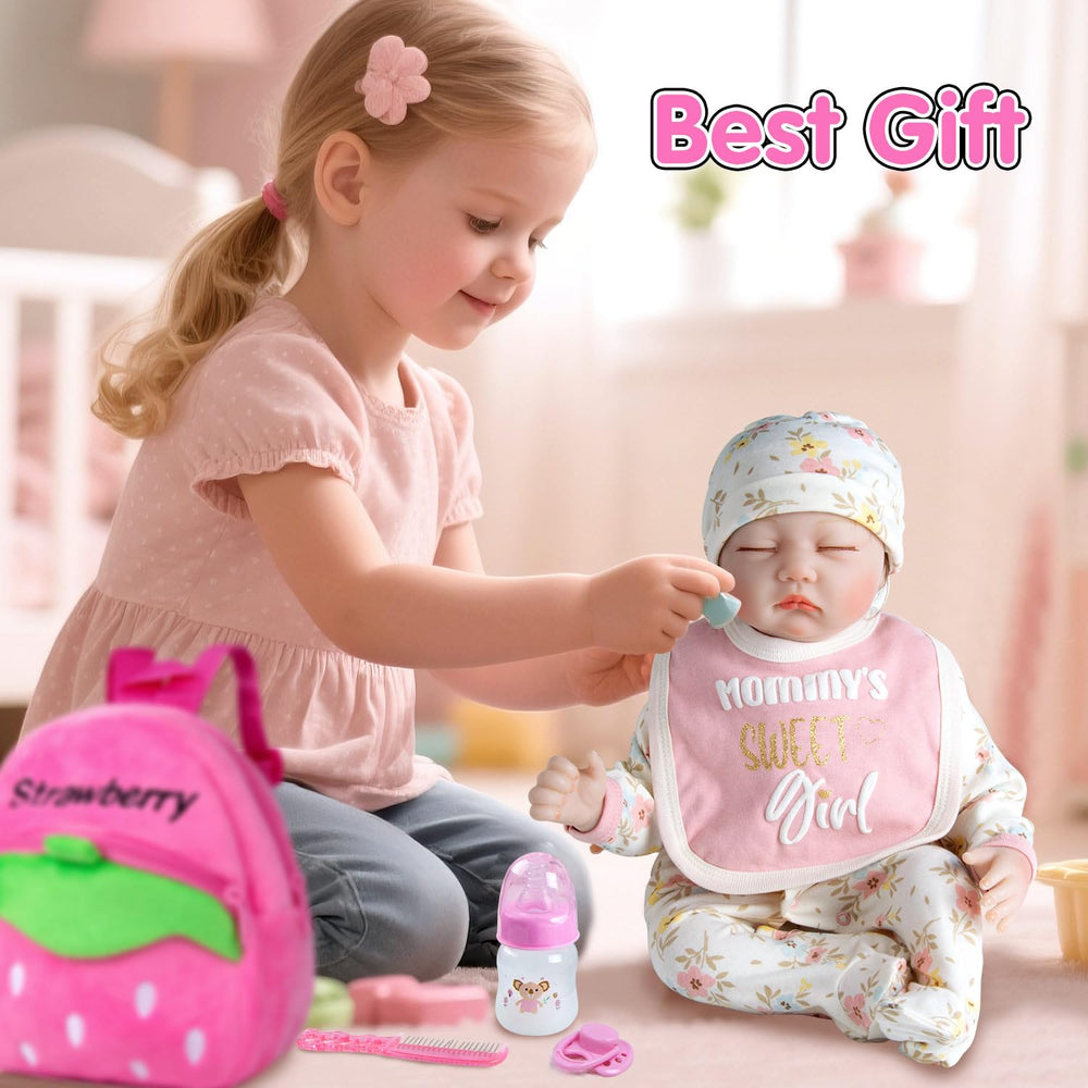 Babyfere four diapers included for realistic dressing changes.