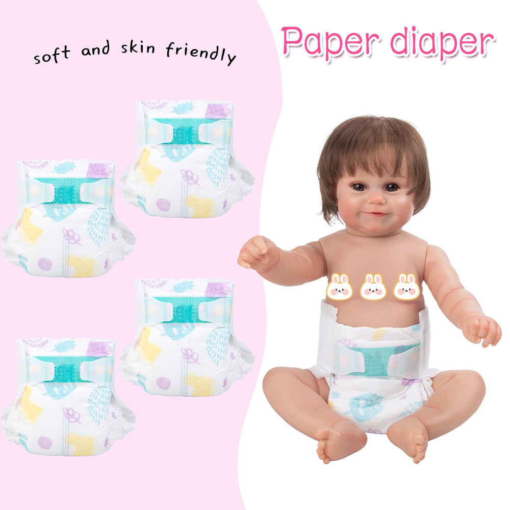 Babyfere dress with ruffles and pink layers for doll wardrobe