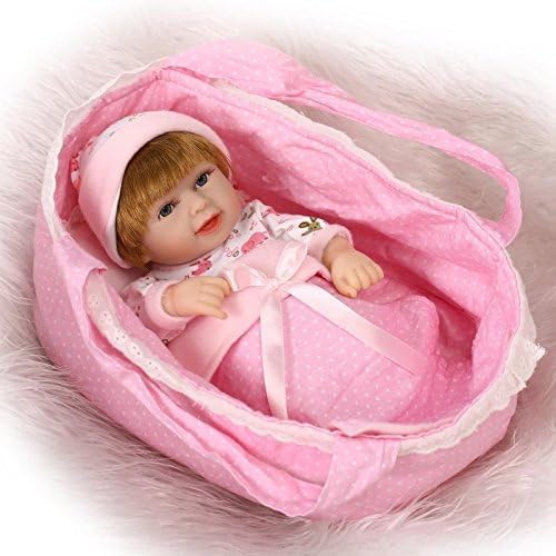 Babyfere pink doll basket designed for cozy nap-time and caregiving.