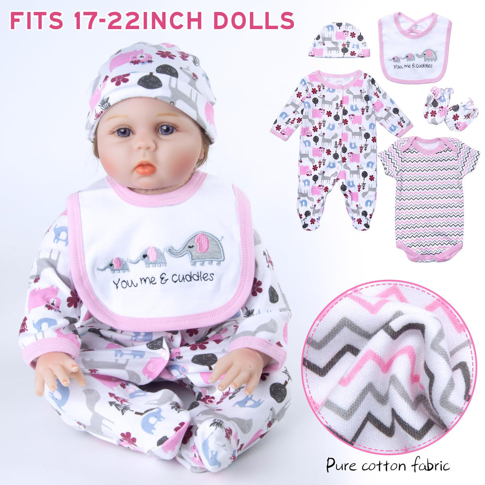 Babyfere pink hat completes outfits and keeps dolls cozy.